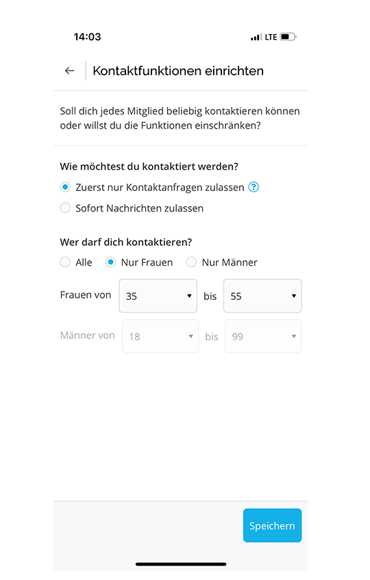 Kontaktfunktionen 2